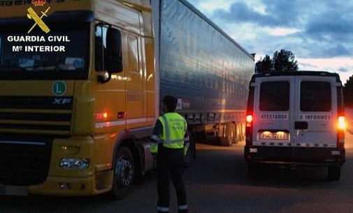 Detenido un conductor de camión que multiplicaba por ocho la tasa de alcohol