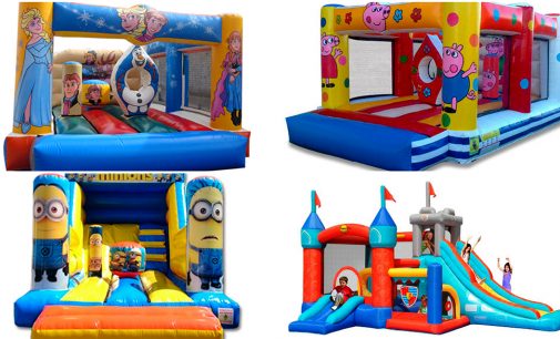Los castillos hinchables animan las fiestas infantiles en Cartagena