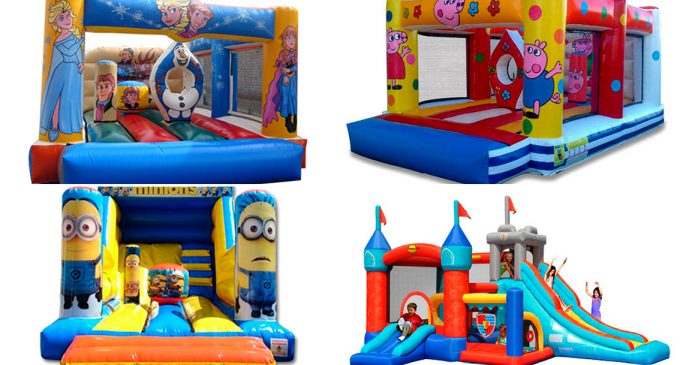Los castillos hinchables animan las fiestas infantiles en Cartagena
