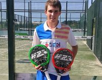 David Martínez, subcampeón de España de pádel