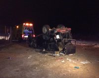 Herida tras salirse de la calzada y dar varias vueltas de campana