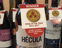 Hécula 2014, reconocido en Irlanda con la Gold Star al Mejor Vino del Año 2016