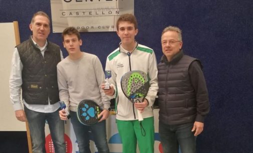Los hermanos Martínez Soriano ganan el torneo de pádel de Castellón