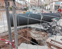La obra del muro de los aguadores podría finalizar la semana que viene