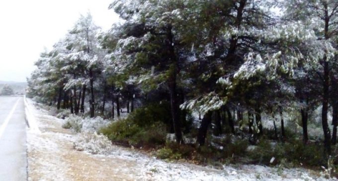Tobarrillas registra la primera nevada en el término municipal