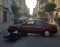Tres motoristas heridos en sendos accidentes por colisiones contra turismos