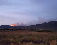 La tormenta provoca un incendio en la zona jumillana de El Carche