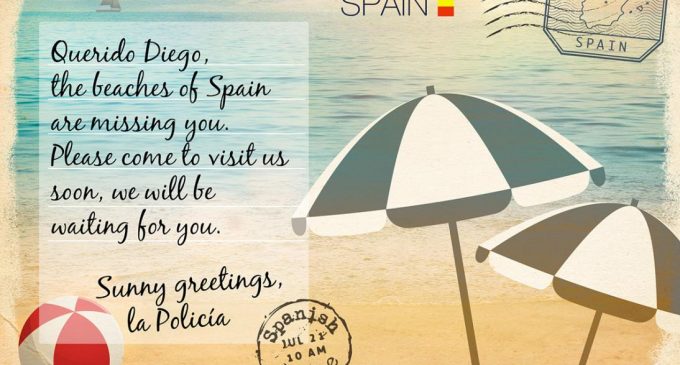 La Europol busca a un ‘compinche’ de Cásper a través de una postal